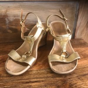 Rockport leather wedge sandals